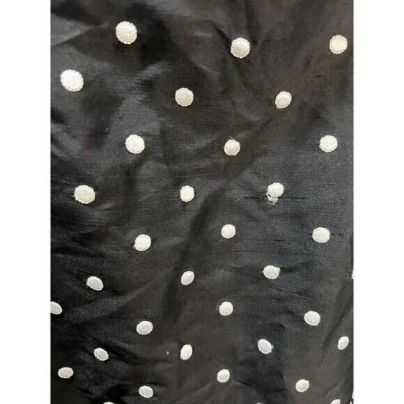 Womens Tiny White and Black Polka Dots‎ A-Line Dress Size 14 - Picture 4 of 4